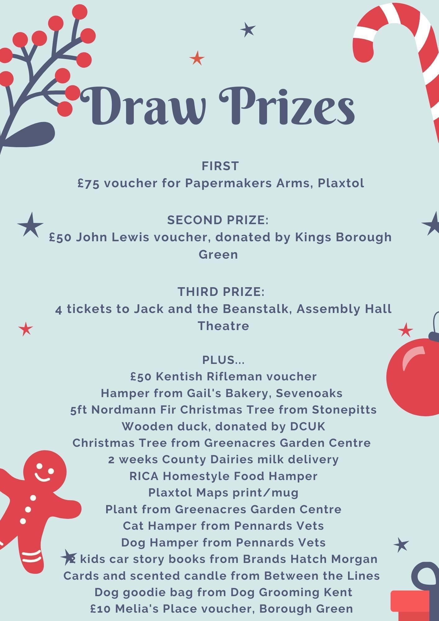 Christmas Fair Raffle - December 2023